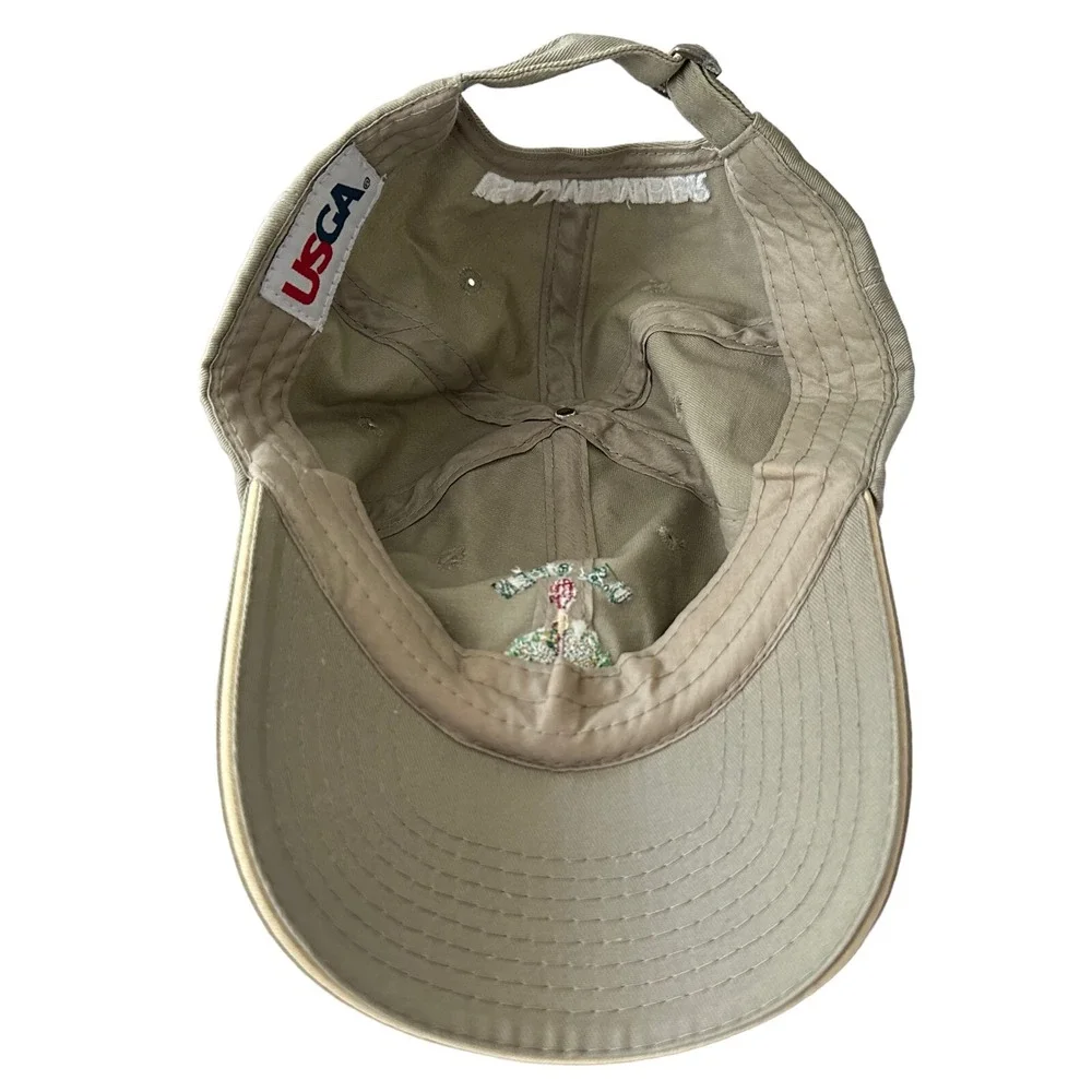 US Open Merion Golf Club 2013 Adult Hat Beige Adjustable USGA Member‎ Cotton Cap